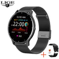 Relógio inteligente feminino LIGE 2025 com tela sensível ao toque, esportivo, fitness, IP67, à prova d'água, Bluetooth, para Android e iOS Sucesso Ativa
