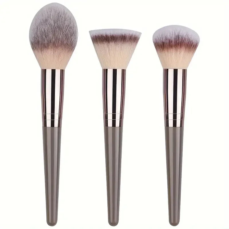Conjunto profissional de 3 a 20 pincéis de maquiagem, macios e fofos, para base, sombra, corretivo, blush e pincel kabuki, ferramenta de beleza feminina Sucesso Ativa