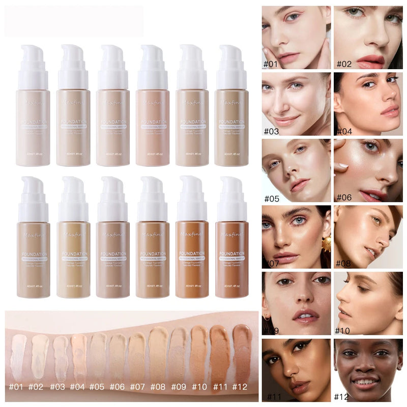 Base líquida corretivo eficaz à prova d'água e resistente ao suor maquiagem cosméticos profissionais Sucesso Ativa
